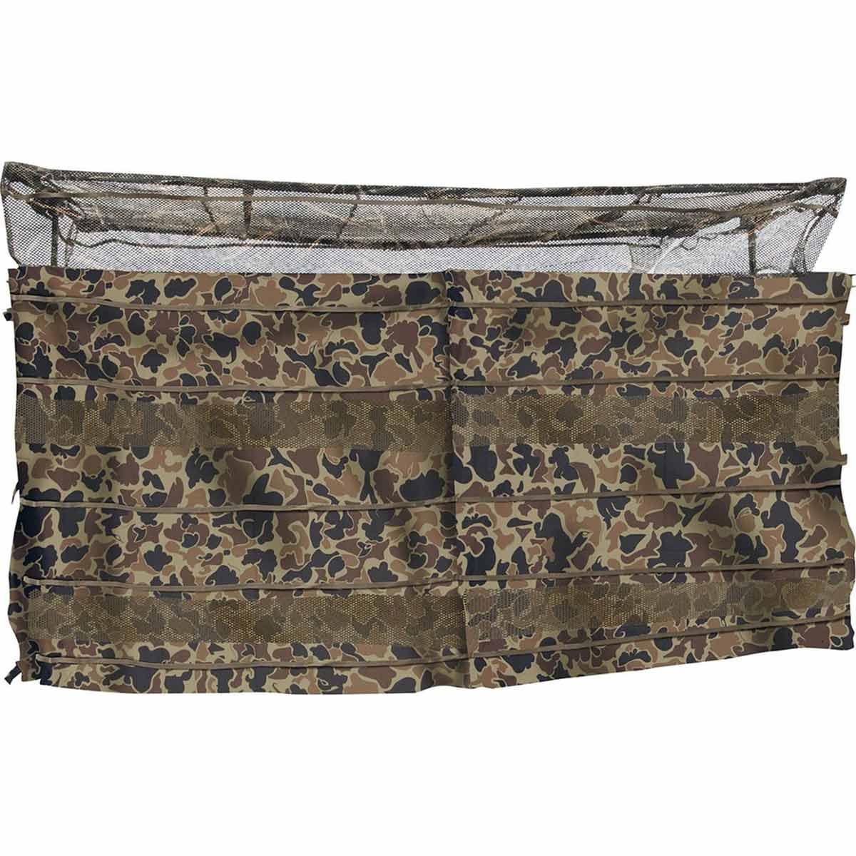 Ghillie 4-Man Blind with No-Shadow Dual Action Top