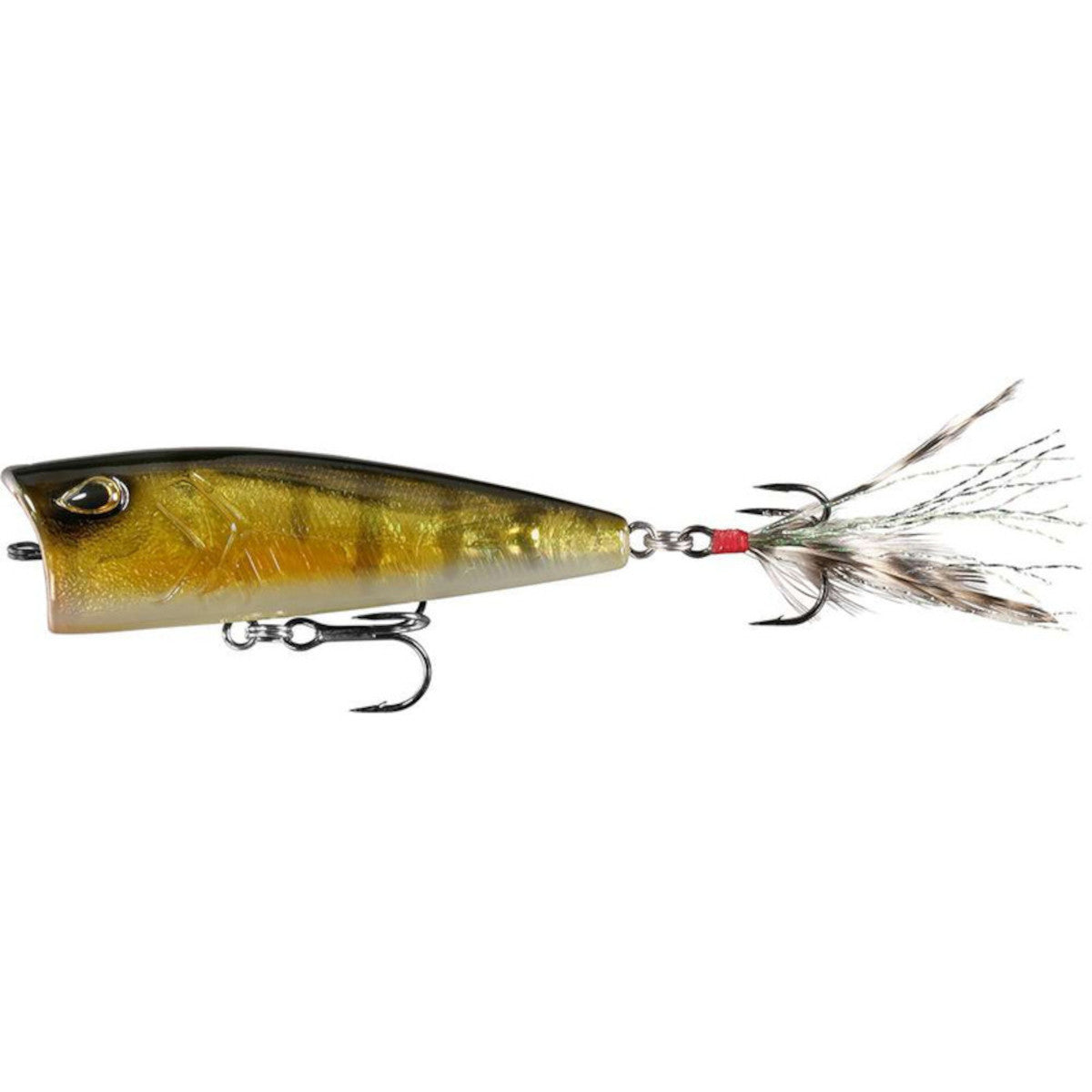 Image of the 13 Fishing Poppy Mc Pop Face Popper Bait in Clear Perch