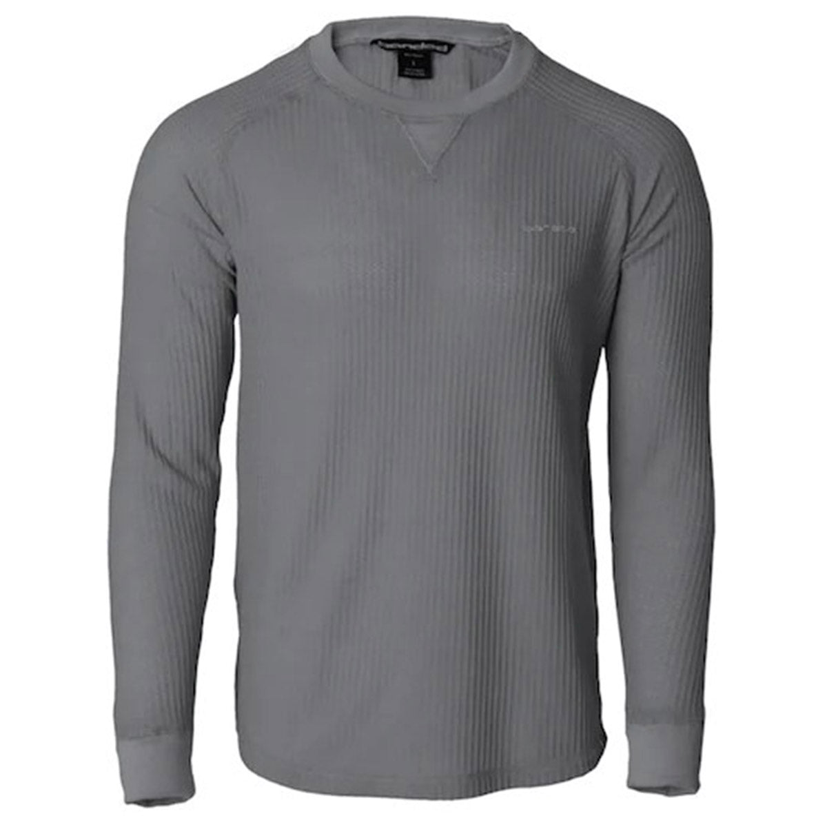 Grey Cliff Waffle Long Sleeve Shirt