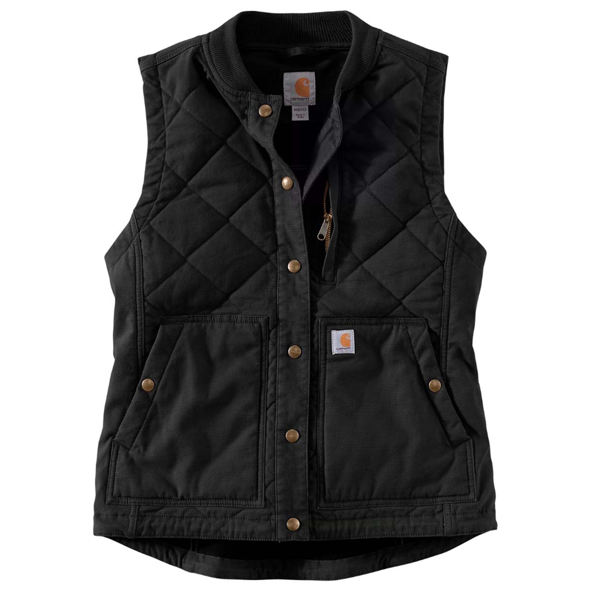 Rugged Flex Relaxed Fit Canvas Insulated Rib Collar Vest