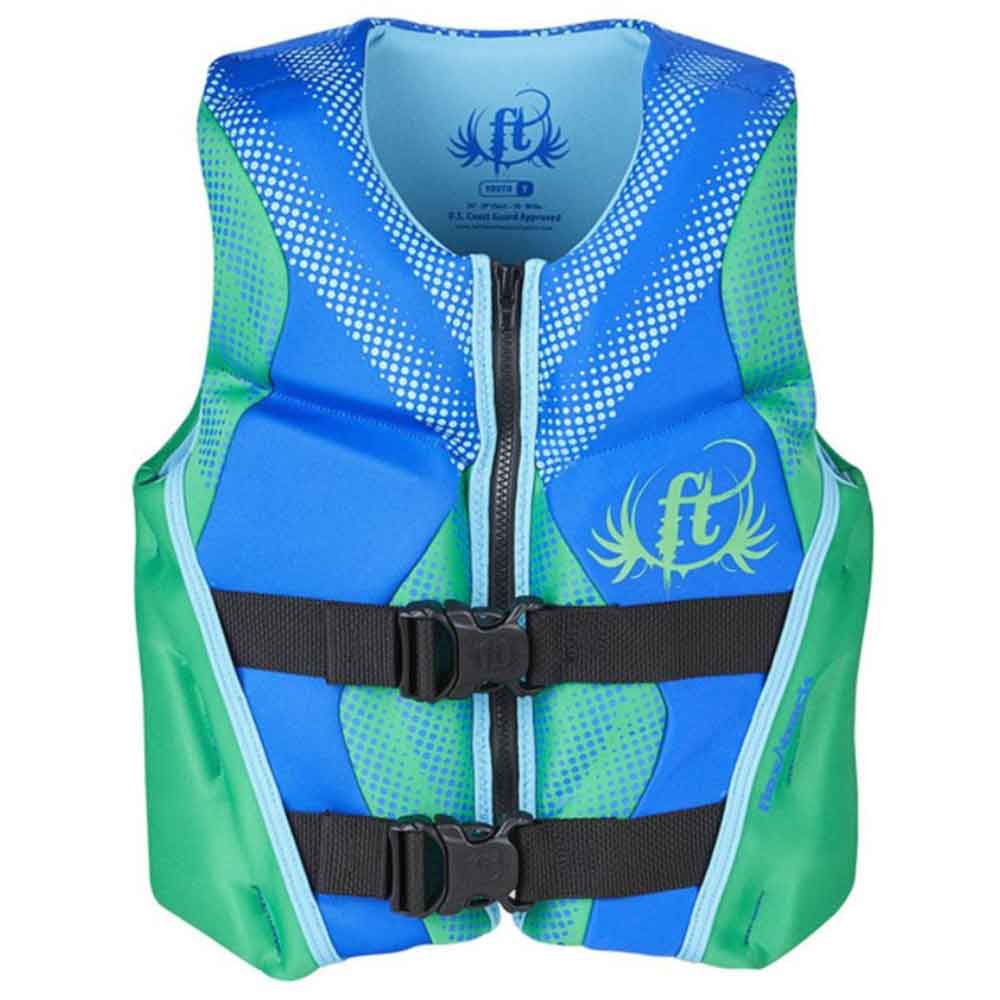 Full Throttle Rapid-Dry Flex-Back Youth Life Jacket