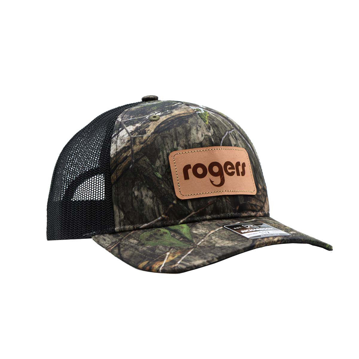 RG Leather Patch Trucker Hat