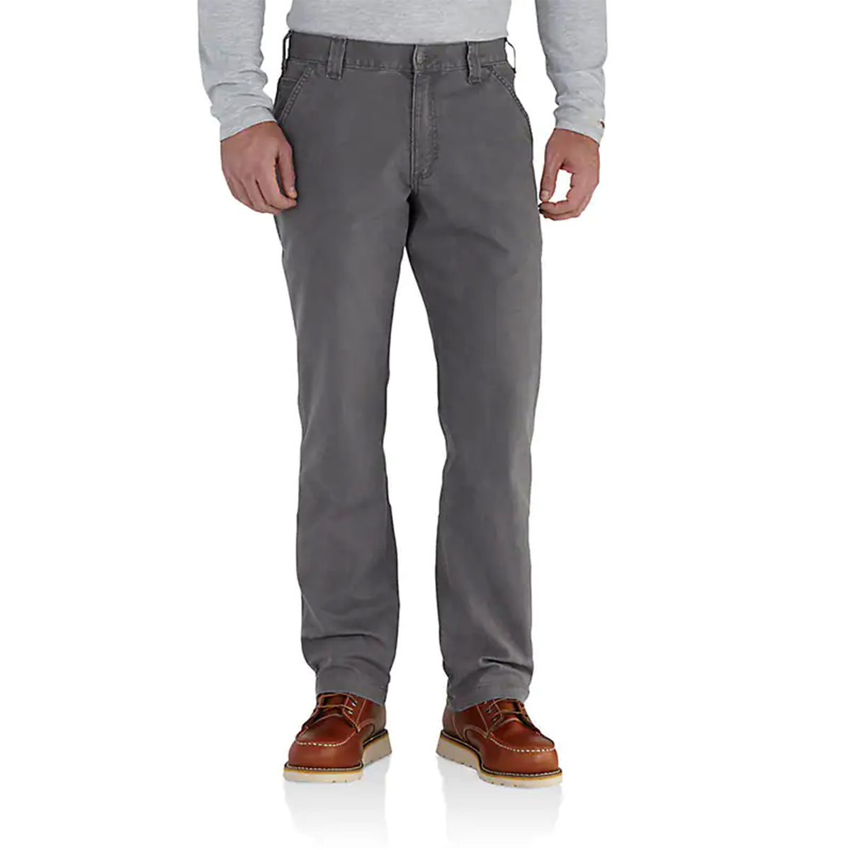 Carhartt Men's Rugged Flex Rigby Dungaree - Gravel