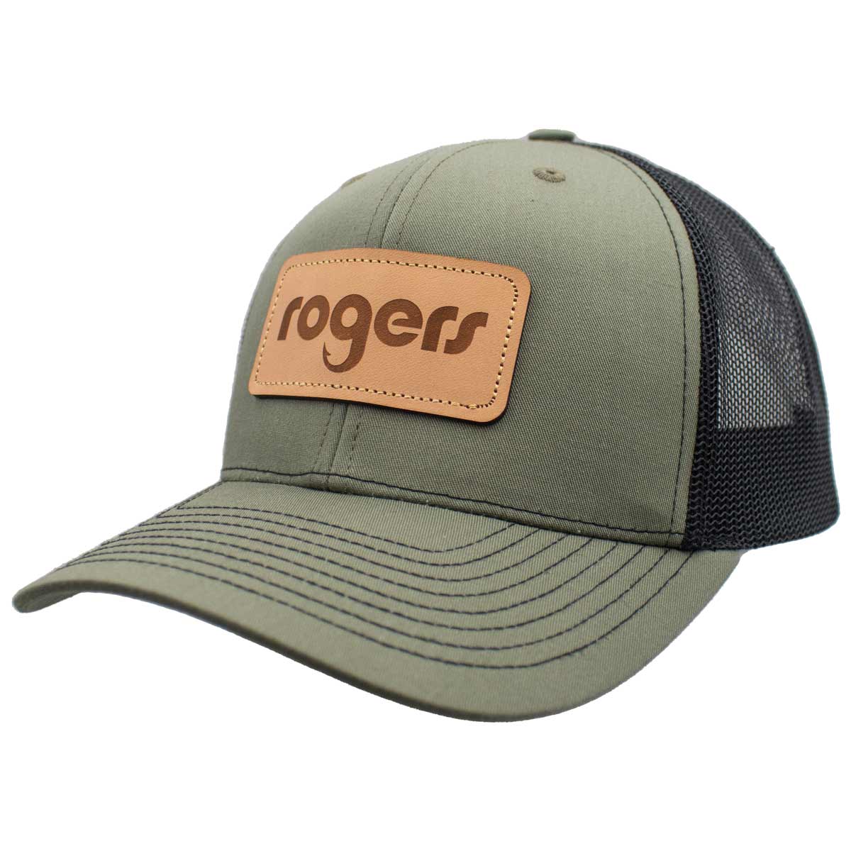 RG Leather Patch Trucker Hat