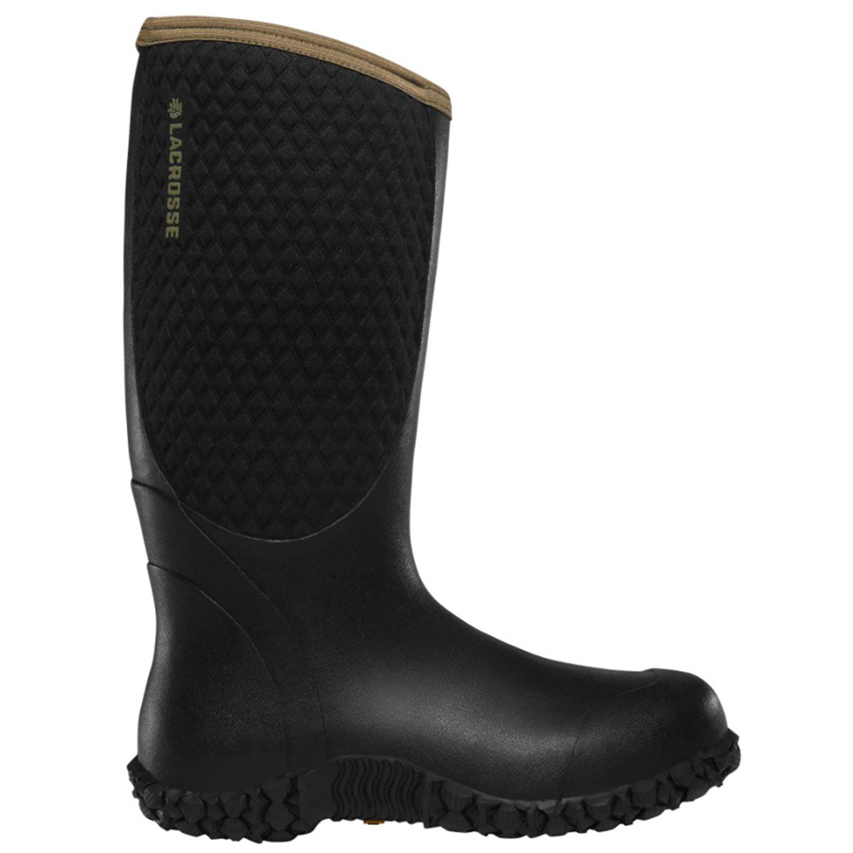 Women's Alpha Lite 14" Black/Tan 5.0MM Pull On Boots