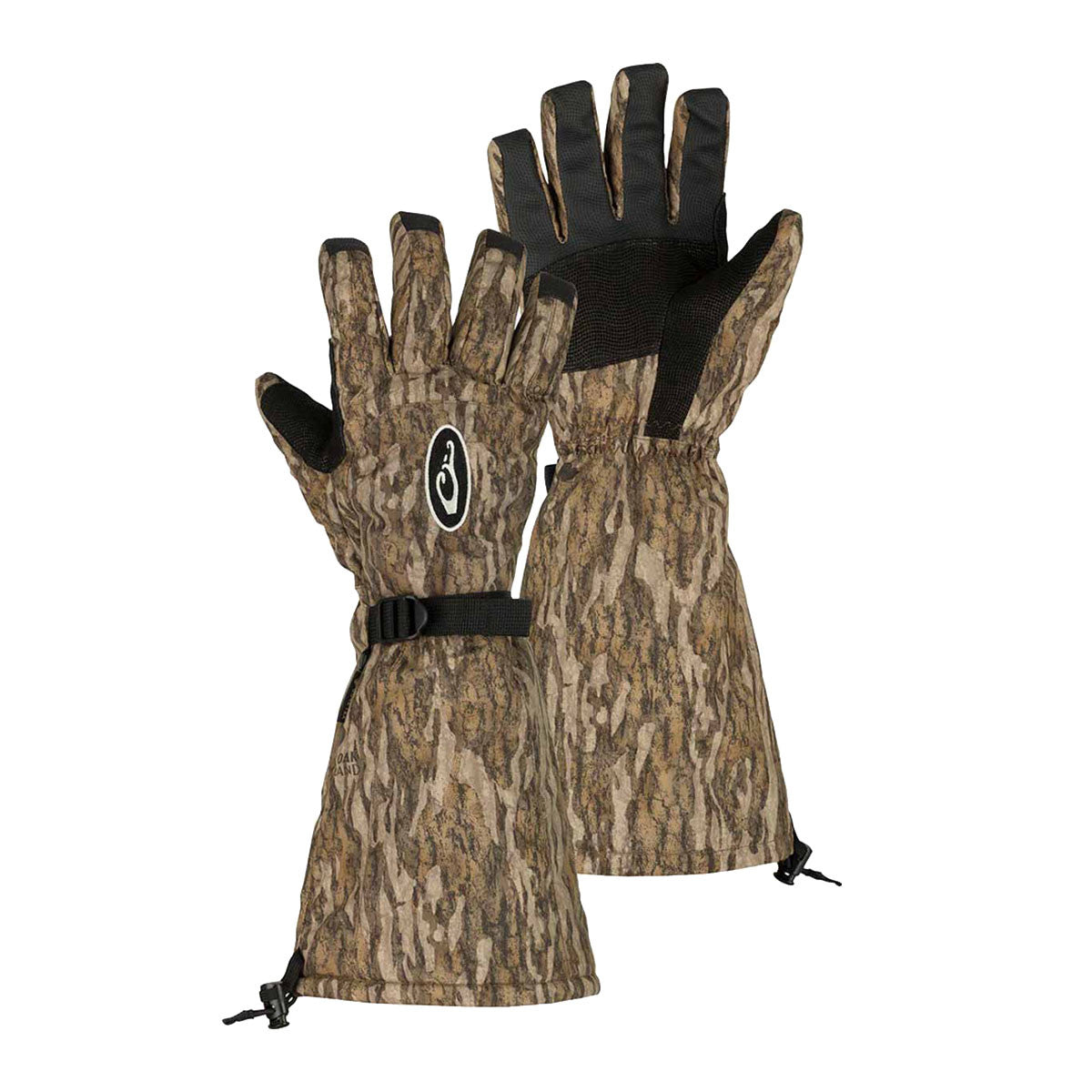Image of Drake Refuge Gore-Tex Double-Duty Decoy Gloves in Mossy Oak Bottomland