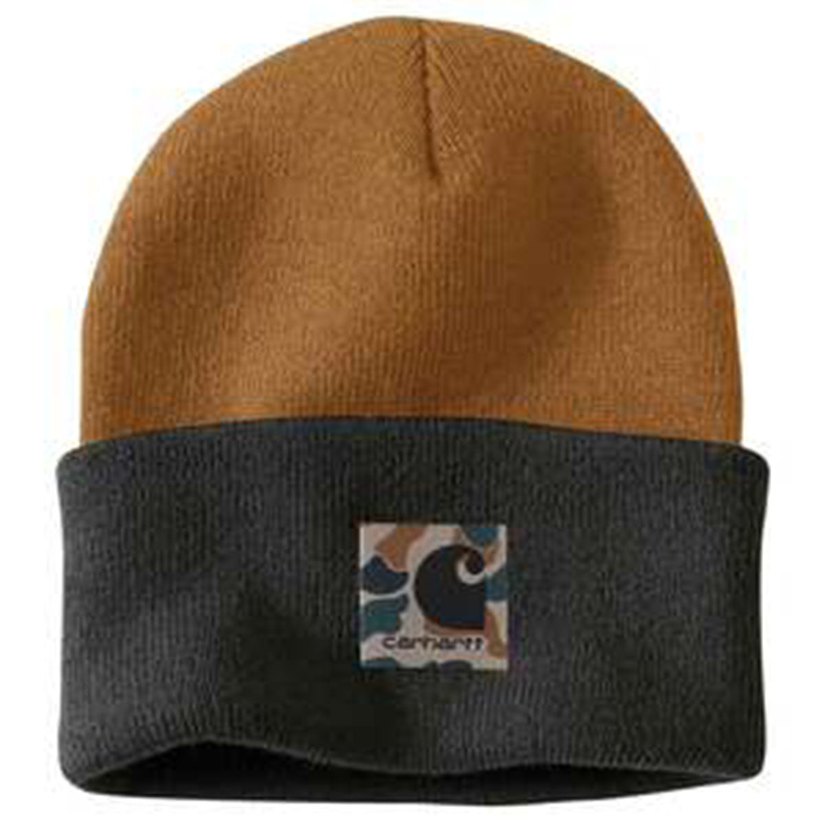 Camo Patch Knit Beanie