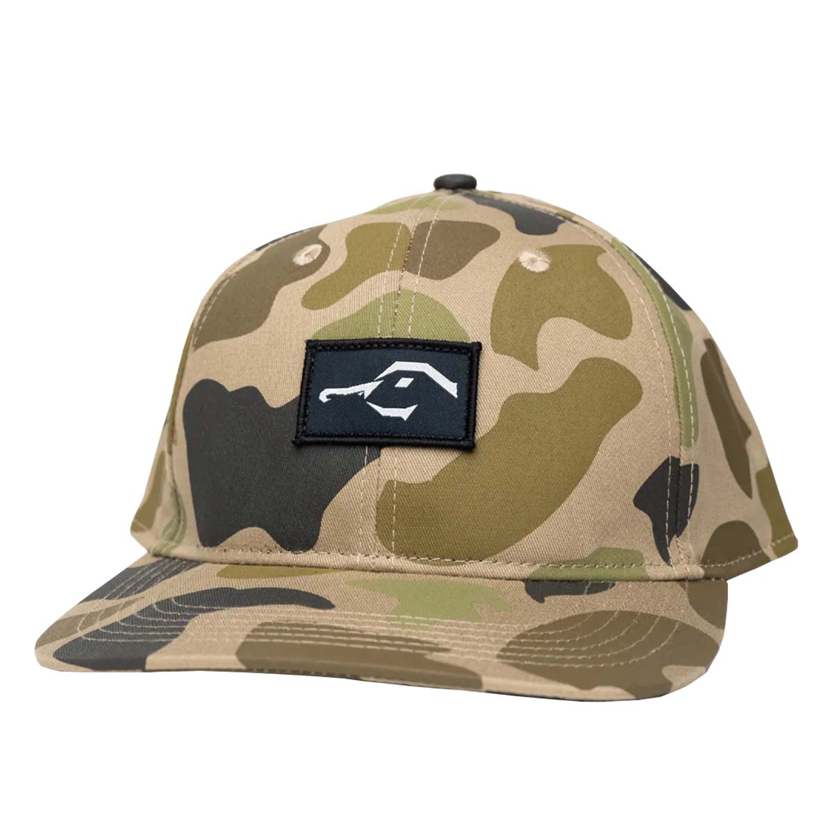 Old School Camo Patch Hat