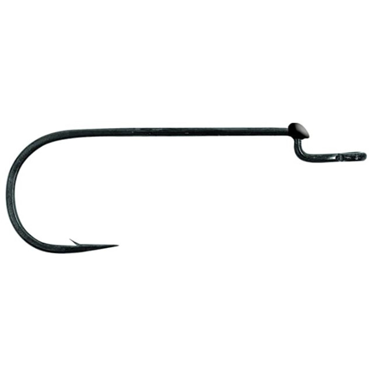 Grip-Pin Big Bite Soft Plastics Hook, 2X Long - Black Nickel