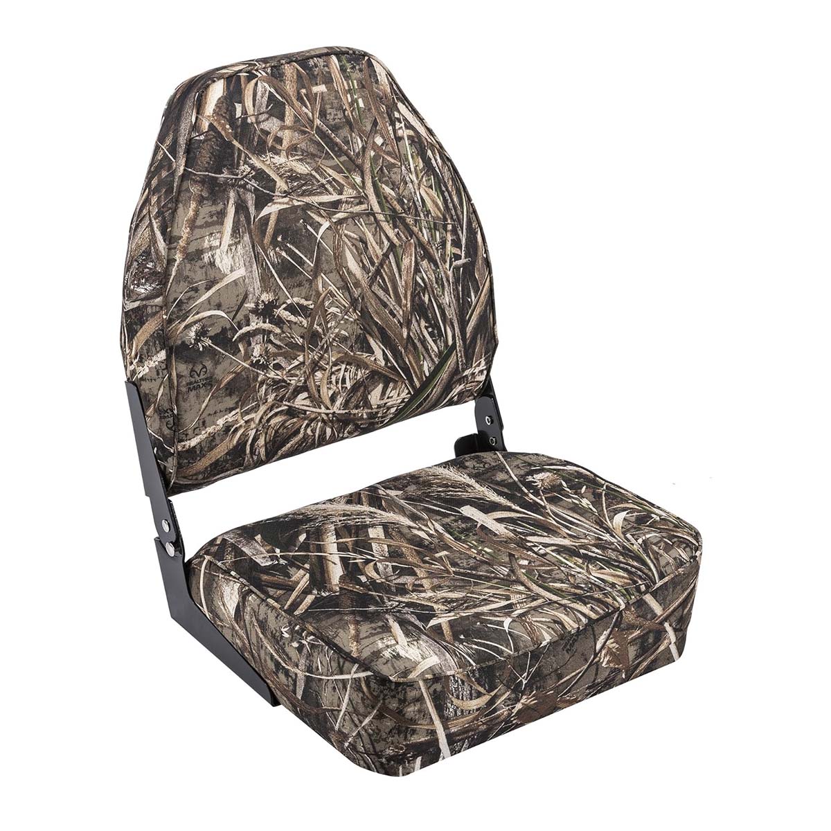 Camo High-Back Boat Seat