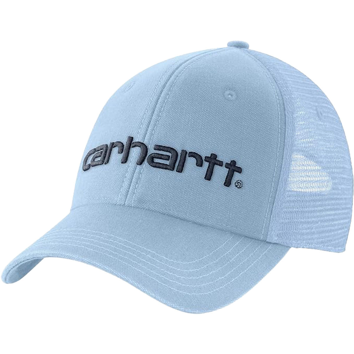 Canvas Mesh-Back Logo Cap