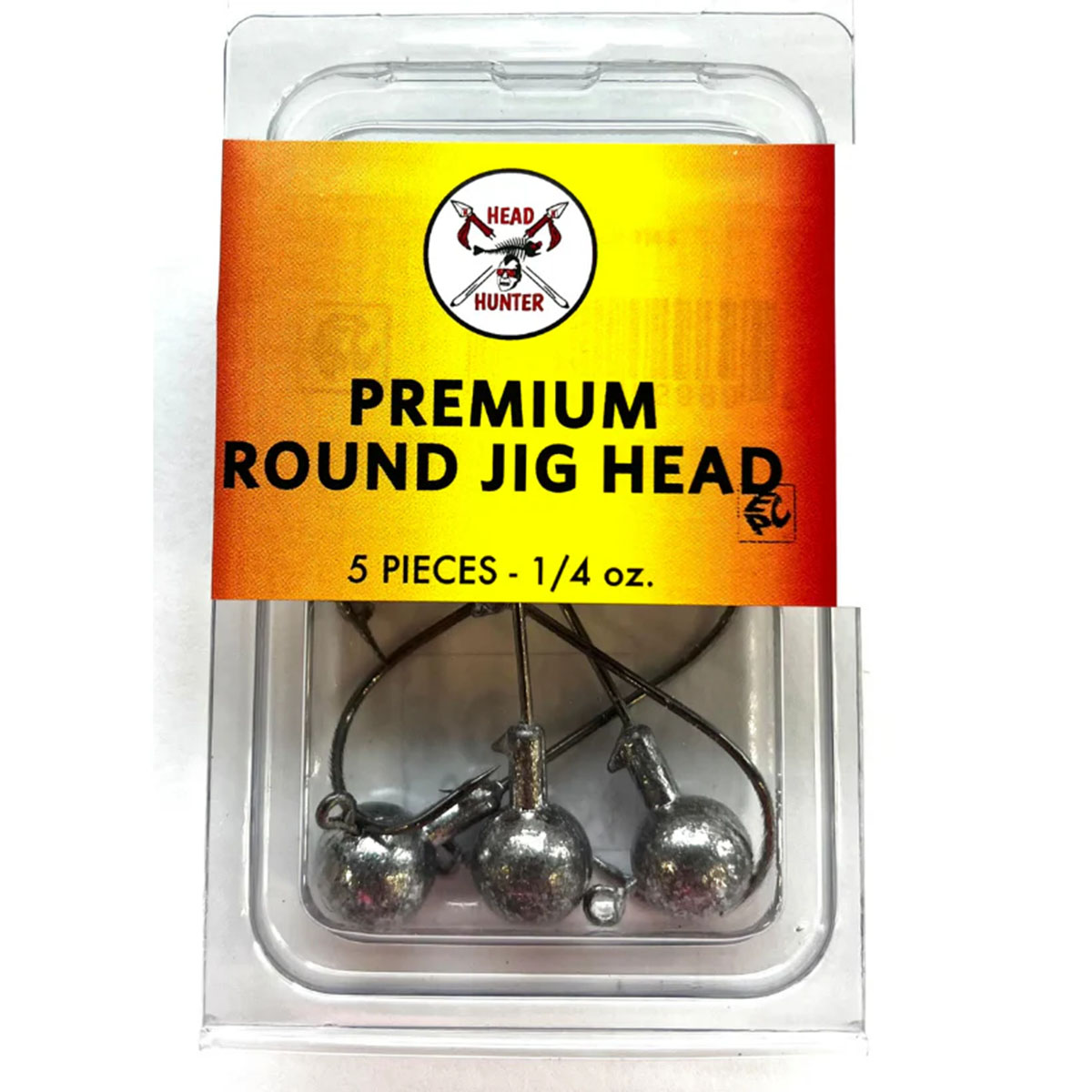 Round Natural Jig Heads, Pack of 5