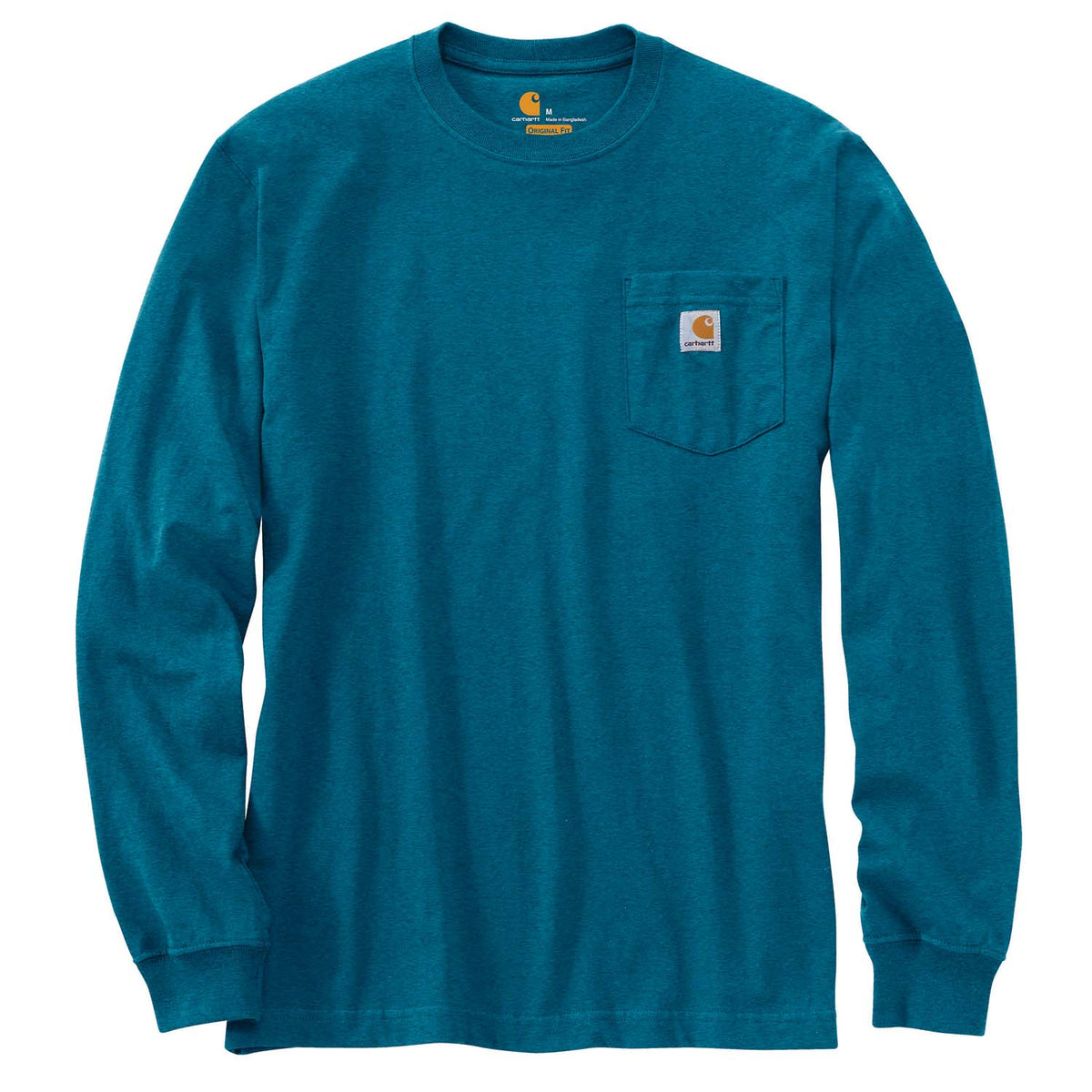 Loose Fit Heavyweight Long Sleeve Pocket T-Shirt