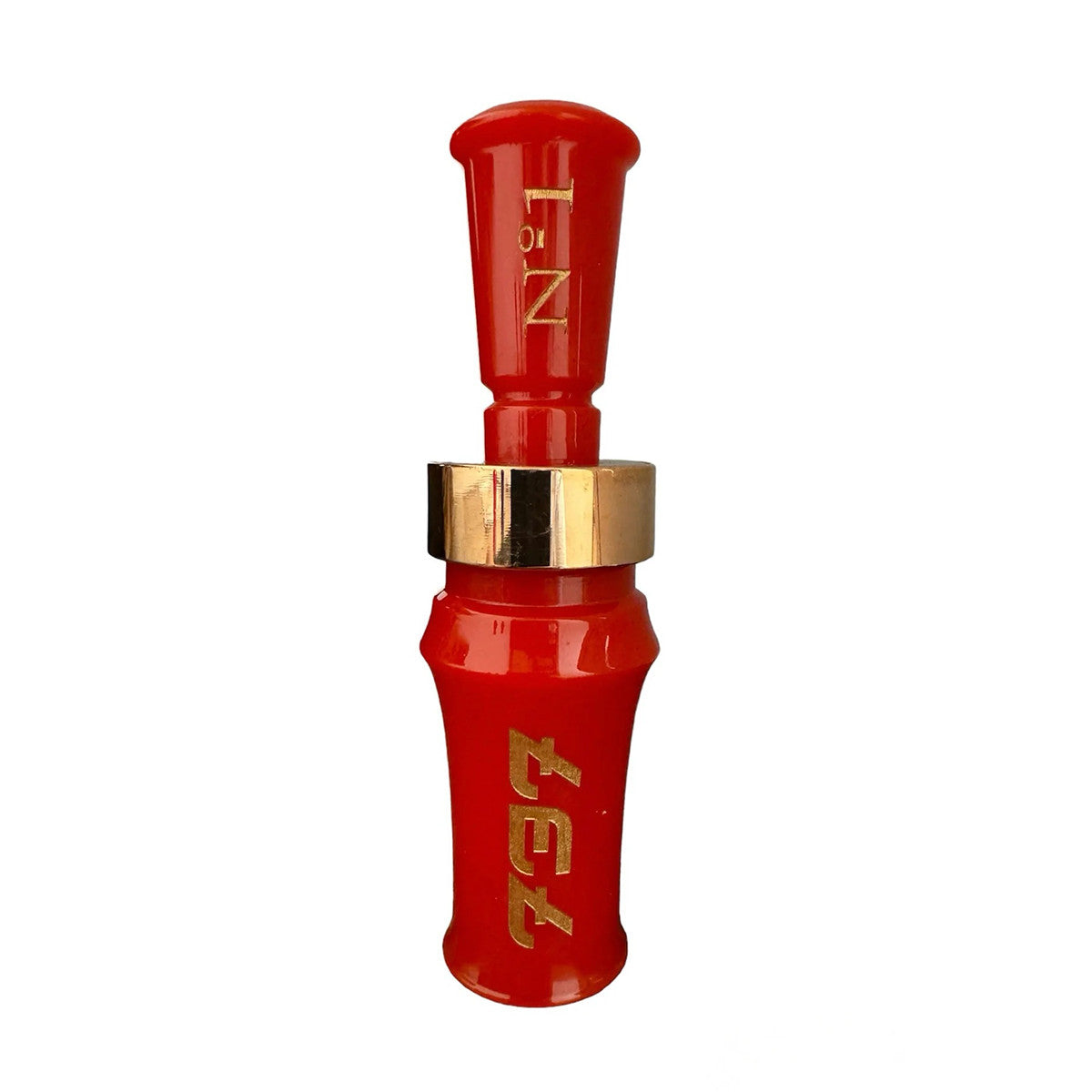 737 No. 1 Single Reed Duck Call Image in Ferrari Red with Copper