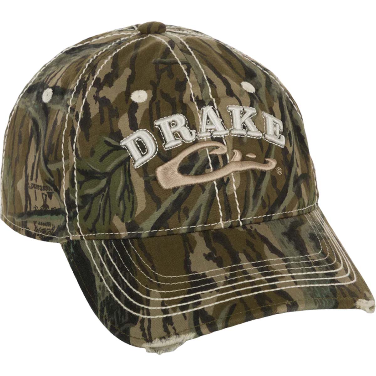 Distressed 6-Panel Ball Cap