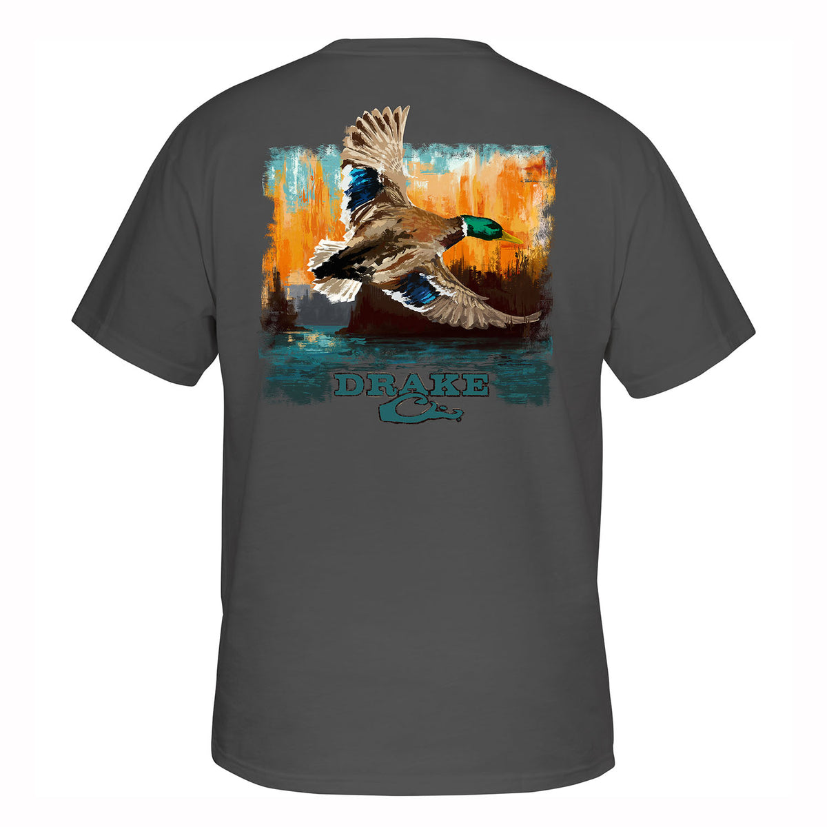 Watercolor Mallard Cotton T-Shirt