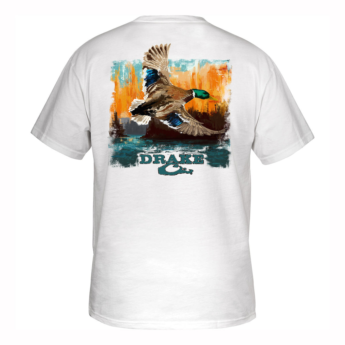 Watercolor Mallard Cotton T-Shirt