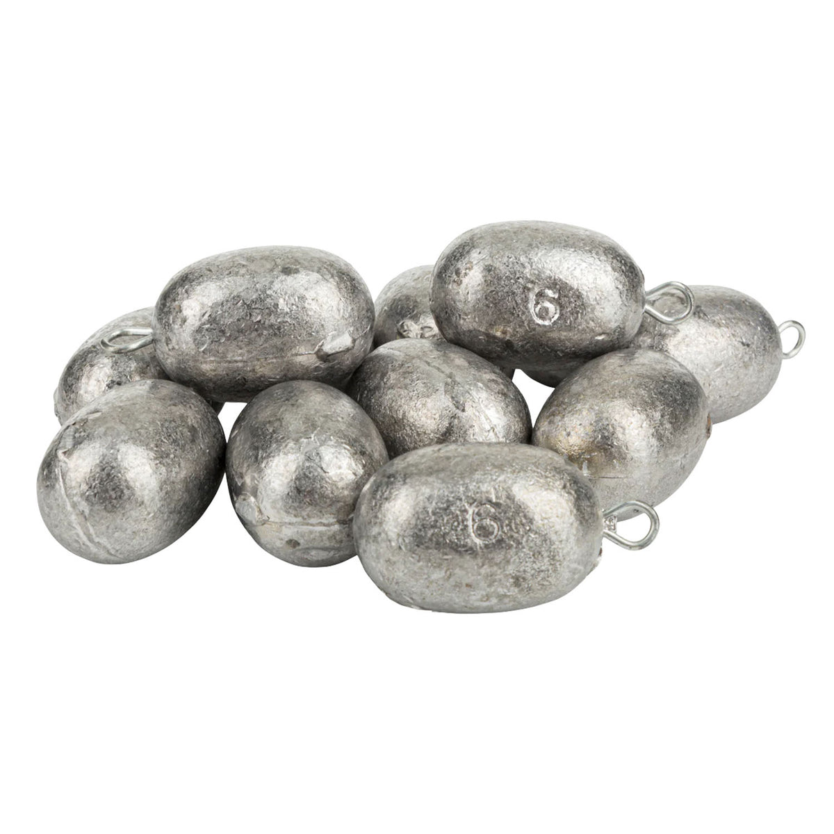 Texas Rig Egg Weights, 12 Pack
