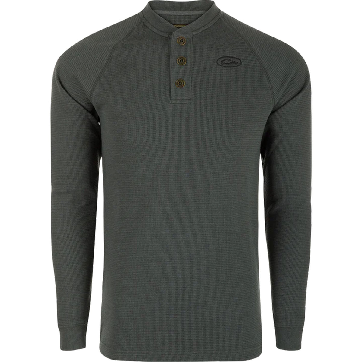 Weston Lakes Waffle Long-Sleeve Henley