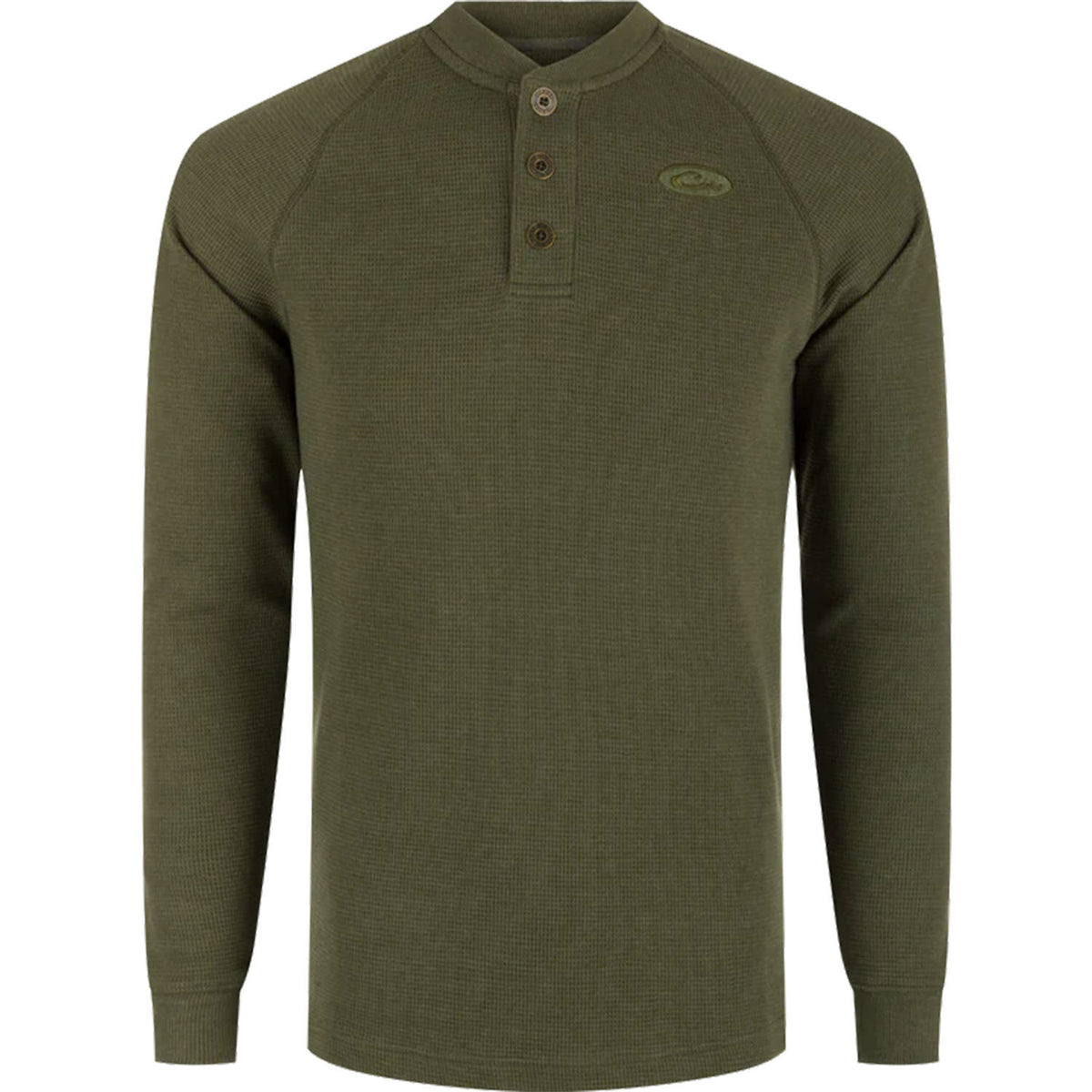 Weston Lakes Waffle Long-Sleeve Henley