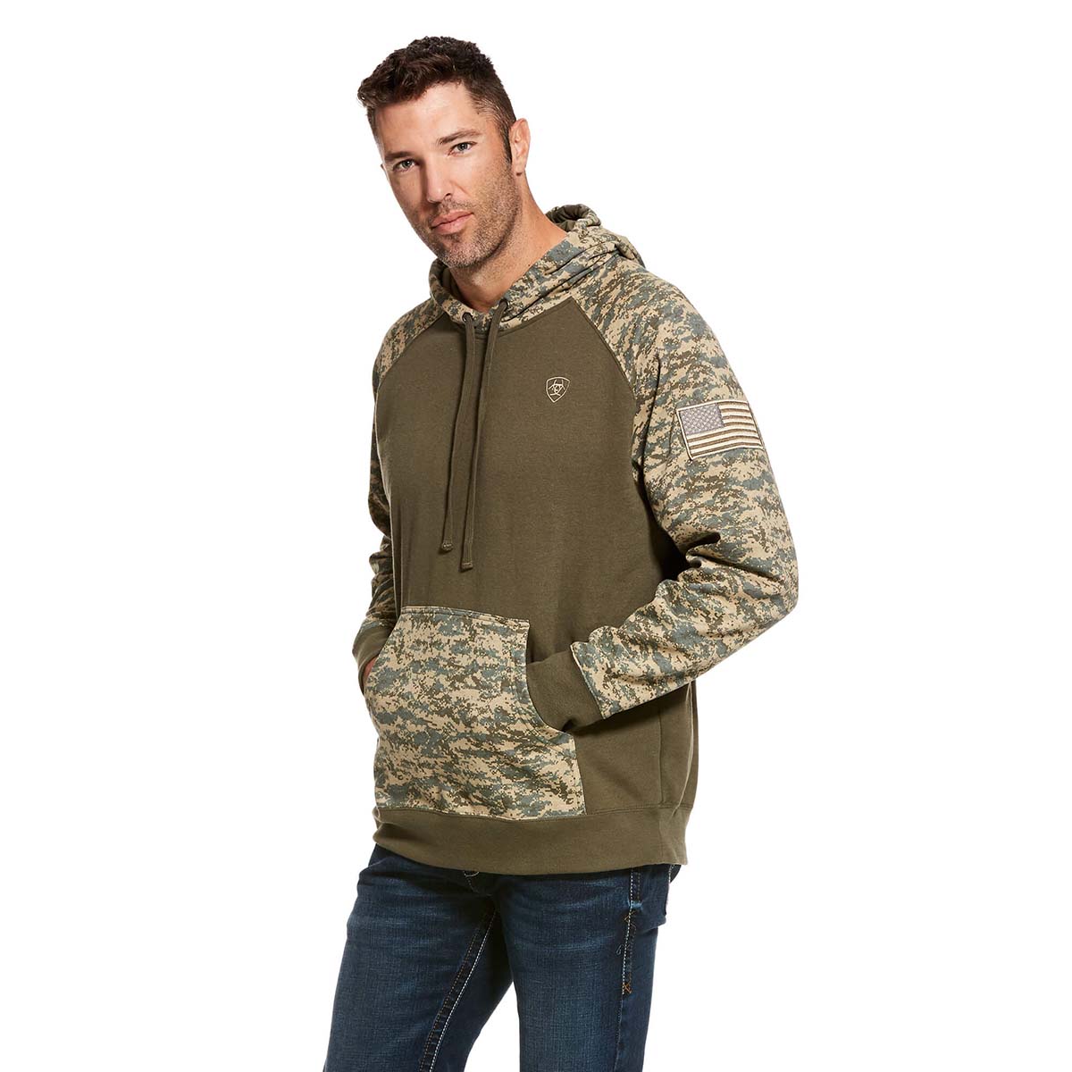 Patriot Hoody Sage Camo