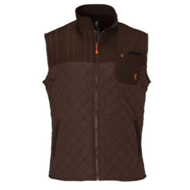 Upland Quilted Vest, Chocolate