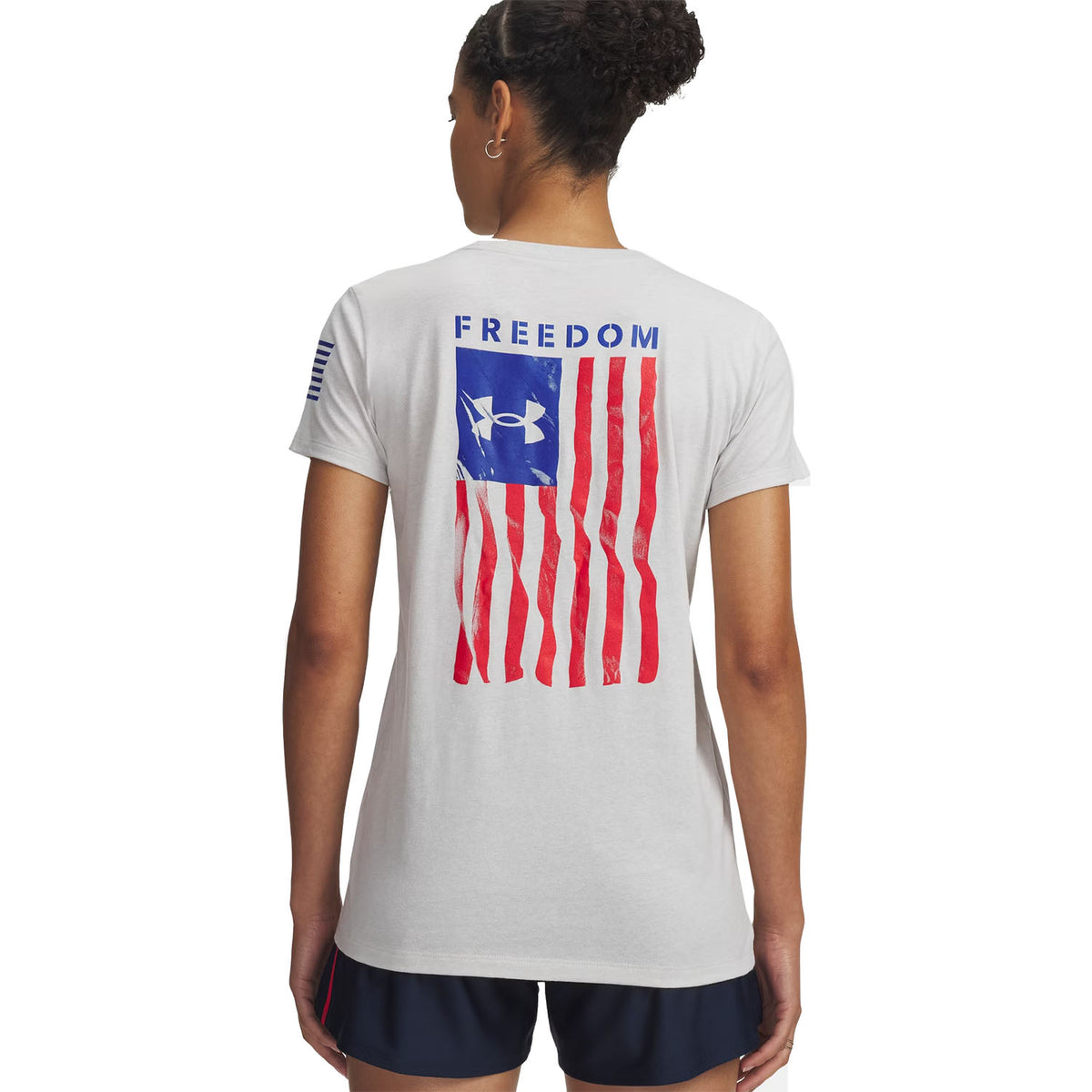 UA Women's Freedom Flag T-Shirt