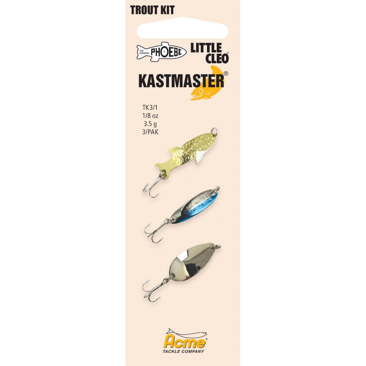 Image of the ACME Tackle Trout Spoon Multi Pack
