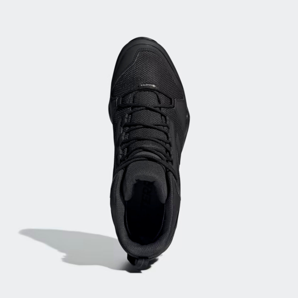 Front image of the Adidas TERREX AX3 MID GTX-Black/Carbon