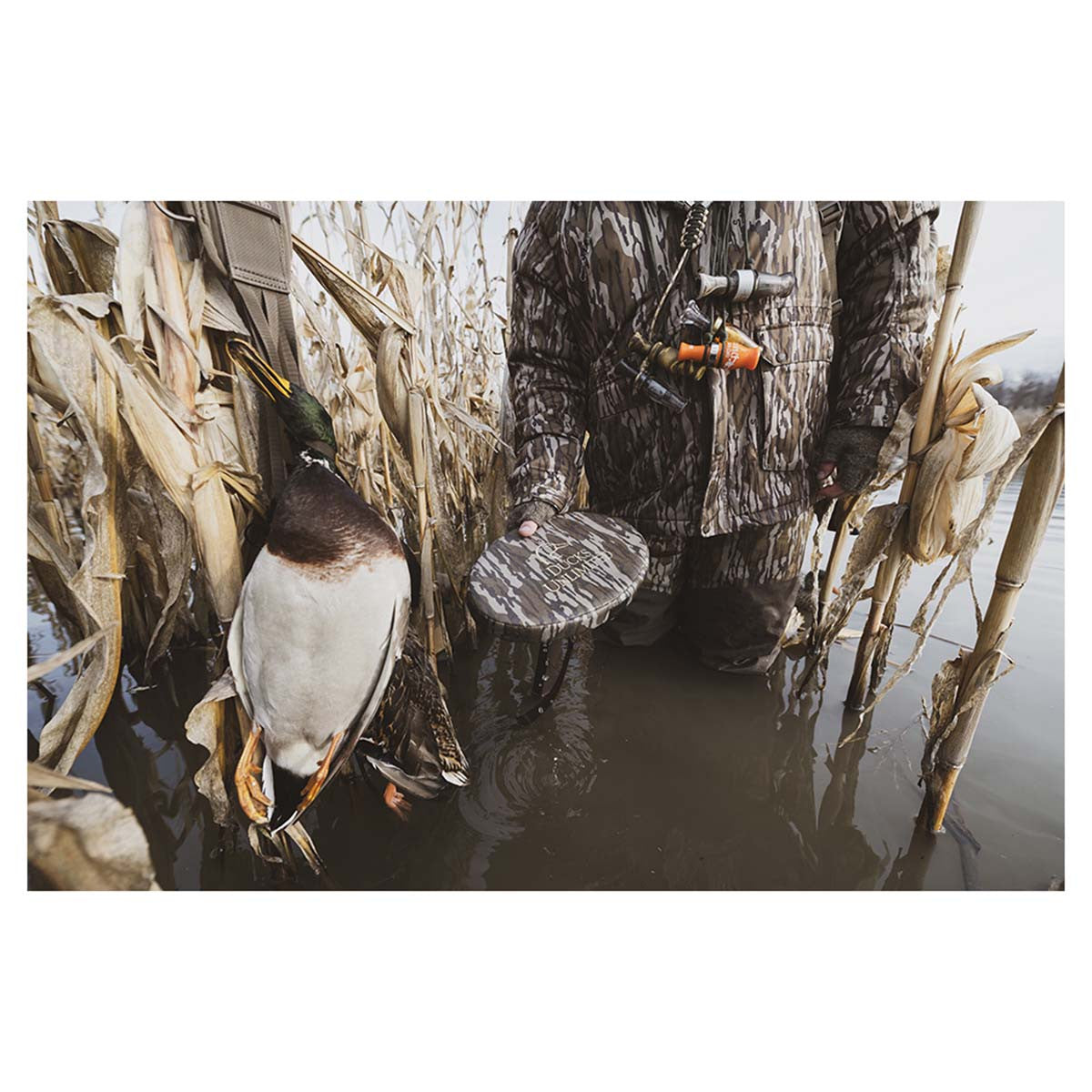 Ducks Unlimited Wetland Seat, Mossy Oak Original Bottomland In-the-Field Image