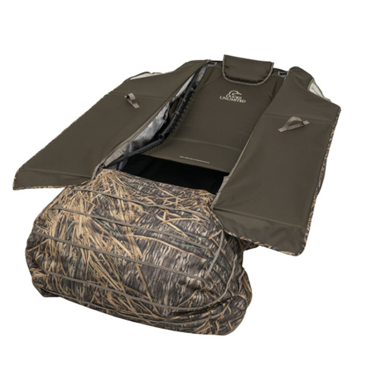 Alps Outdoorz Ducks Unlimted Legend Layout Blind - Mossy Oak Original Shadow Grass