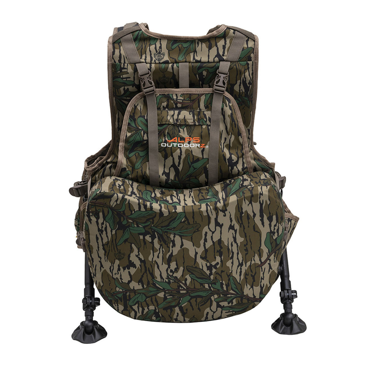 ALPS OutdoorZ Grand Slam Turkey Vest, Mossy Oak Greenleaf Back Image
