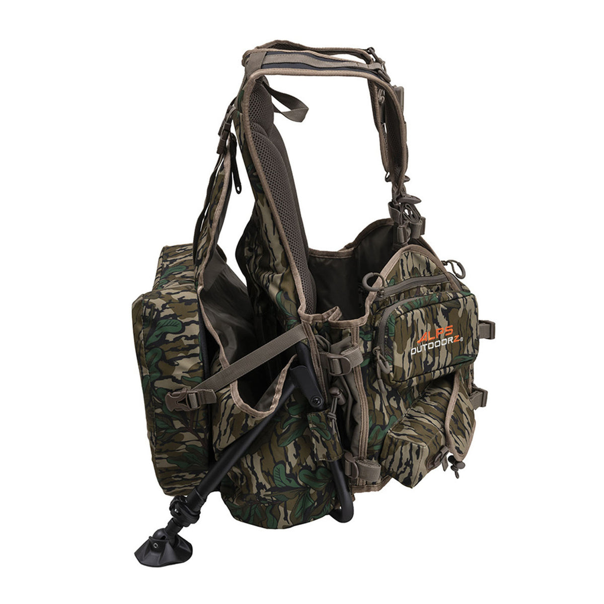 ALPS OutdoorZ Grand Slam Turkey Vest, Mossy Oak Greenleaf Left Side Image