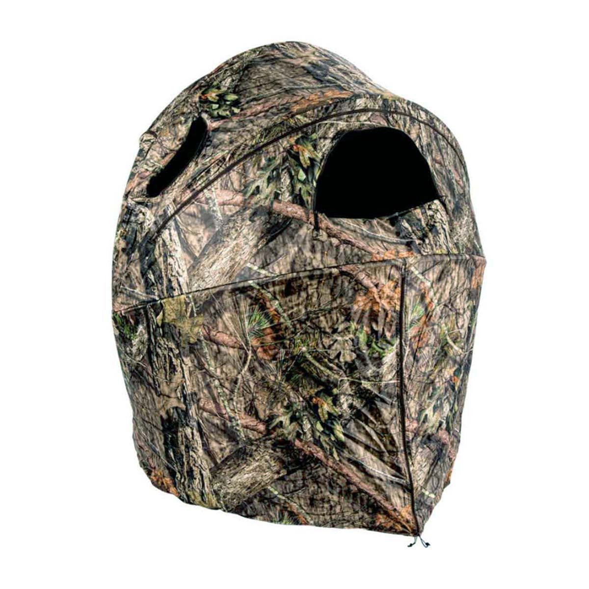 Ameristep Deluxe Tent and Two Chairs Hunting Blind, Mossy Oak Break-Up Country Image