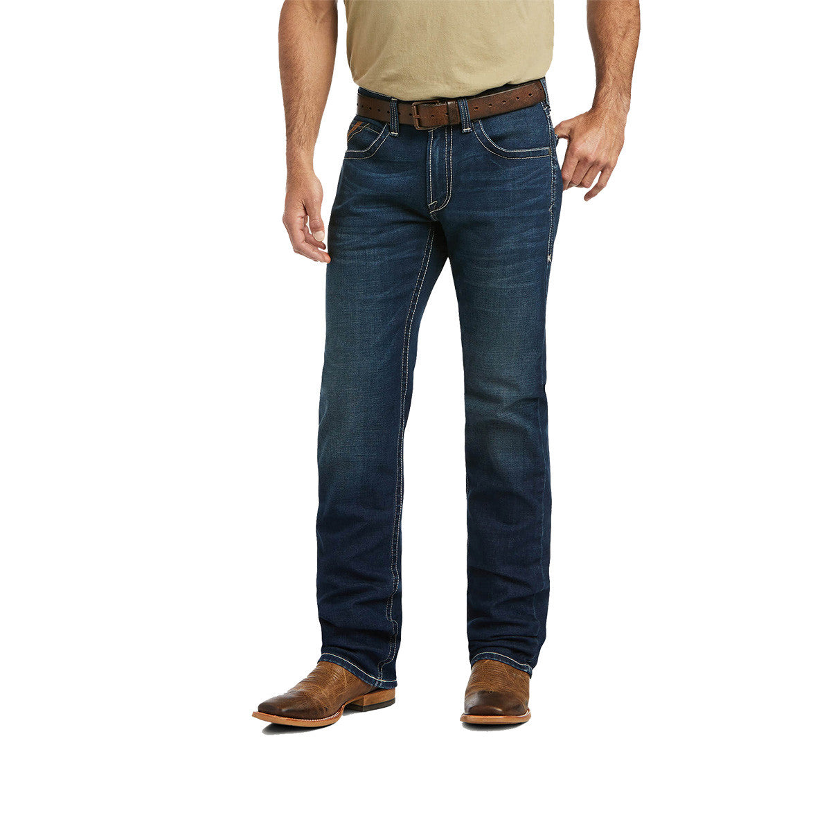 Ariat M5 Straight Stretch Remming Stackable Straight Leg Jeans image in Ford