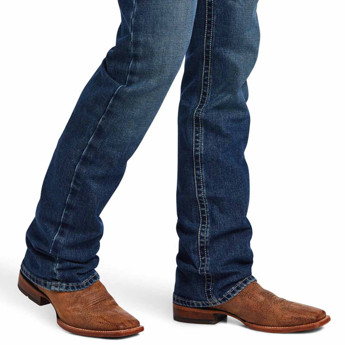 Ariat M5 Straight Marston Straight Leg Jean boot cut image.