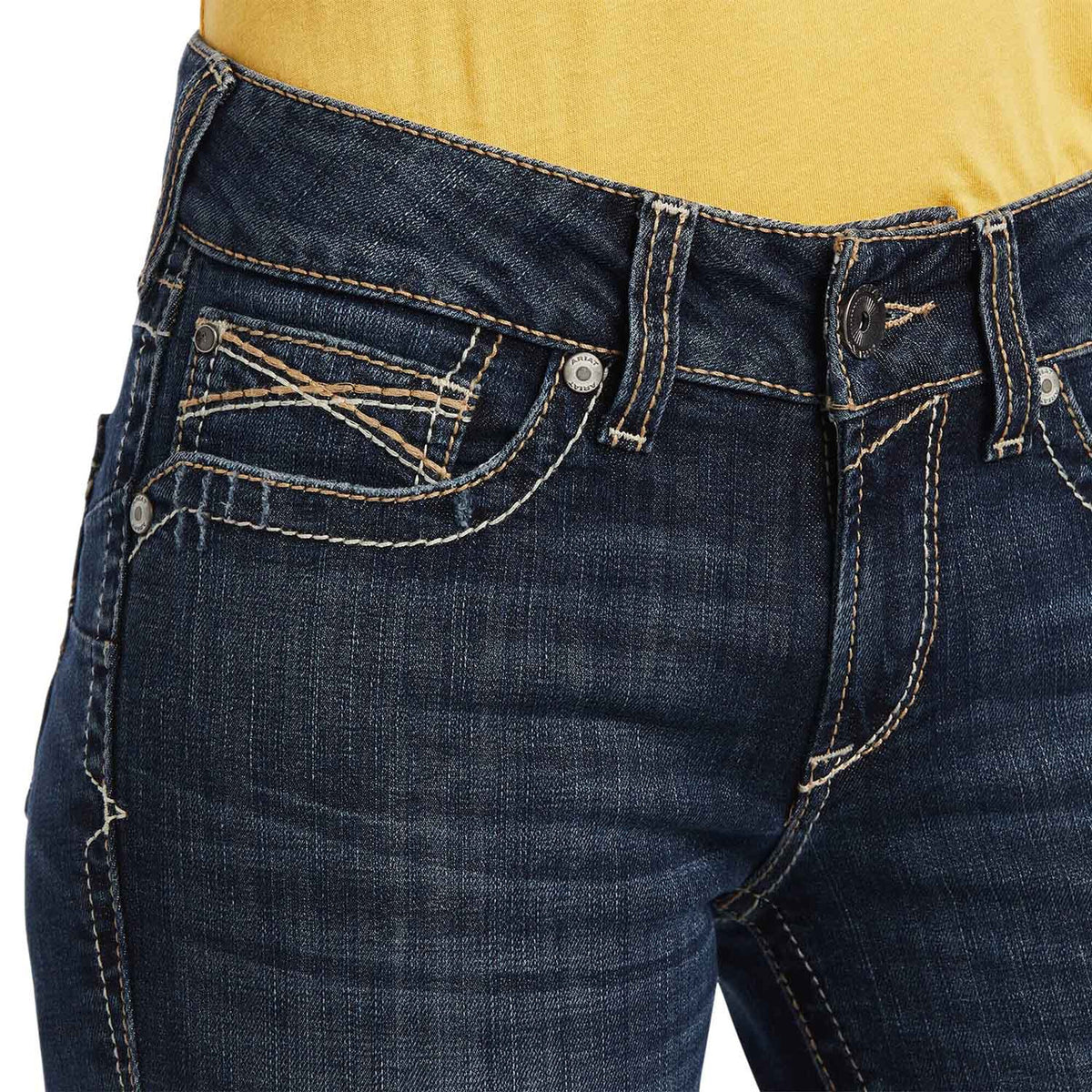 Ariat Women's R.E.A.L. Perfect Rise Lexie Boot Cut Jean pocket image