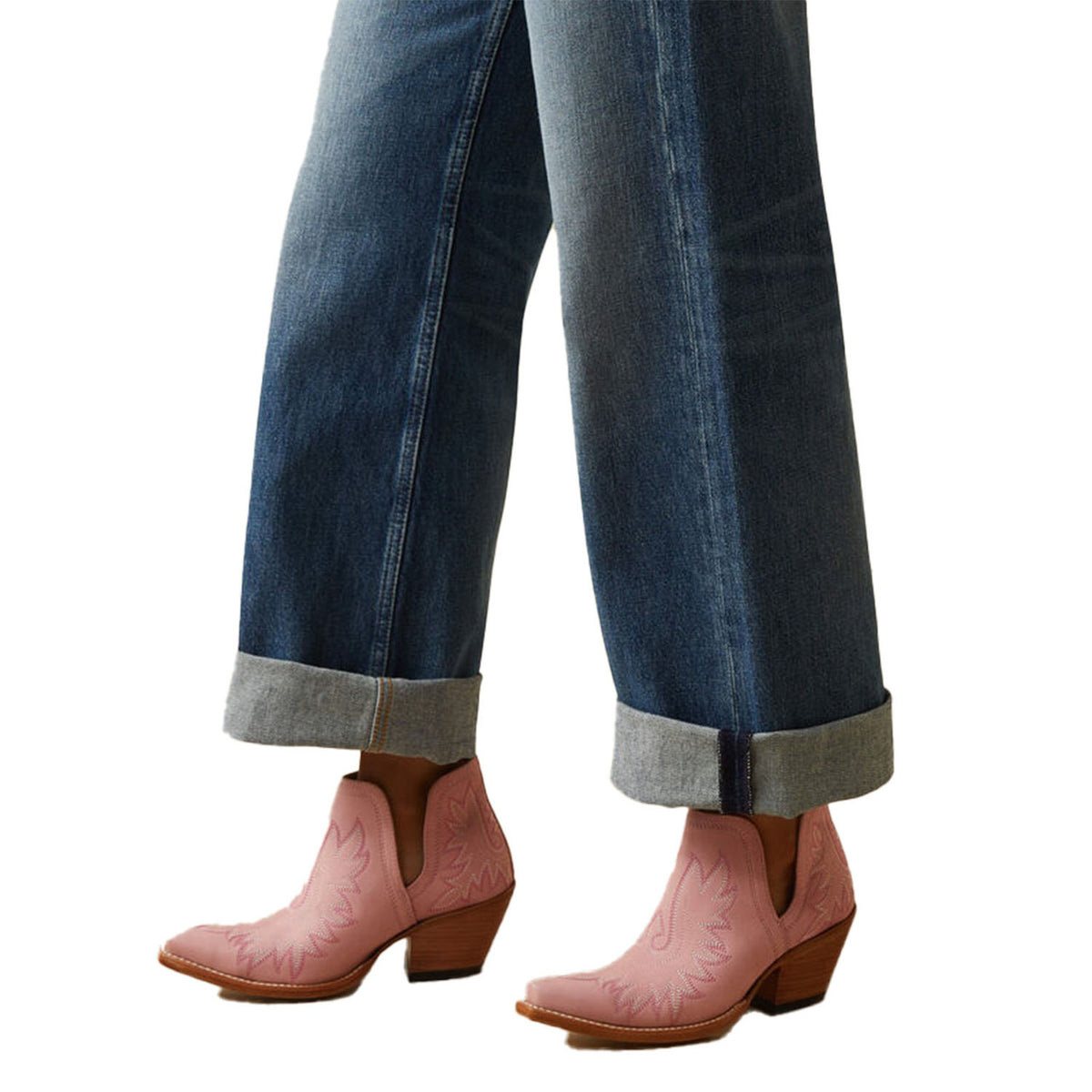 Ariat Ultra High Rise Tomboy Wide Jean boot cut image