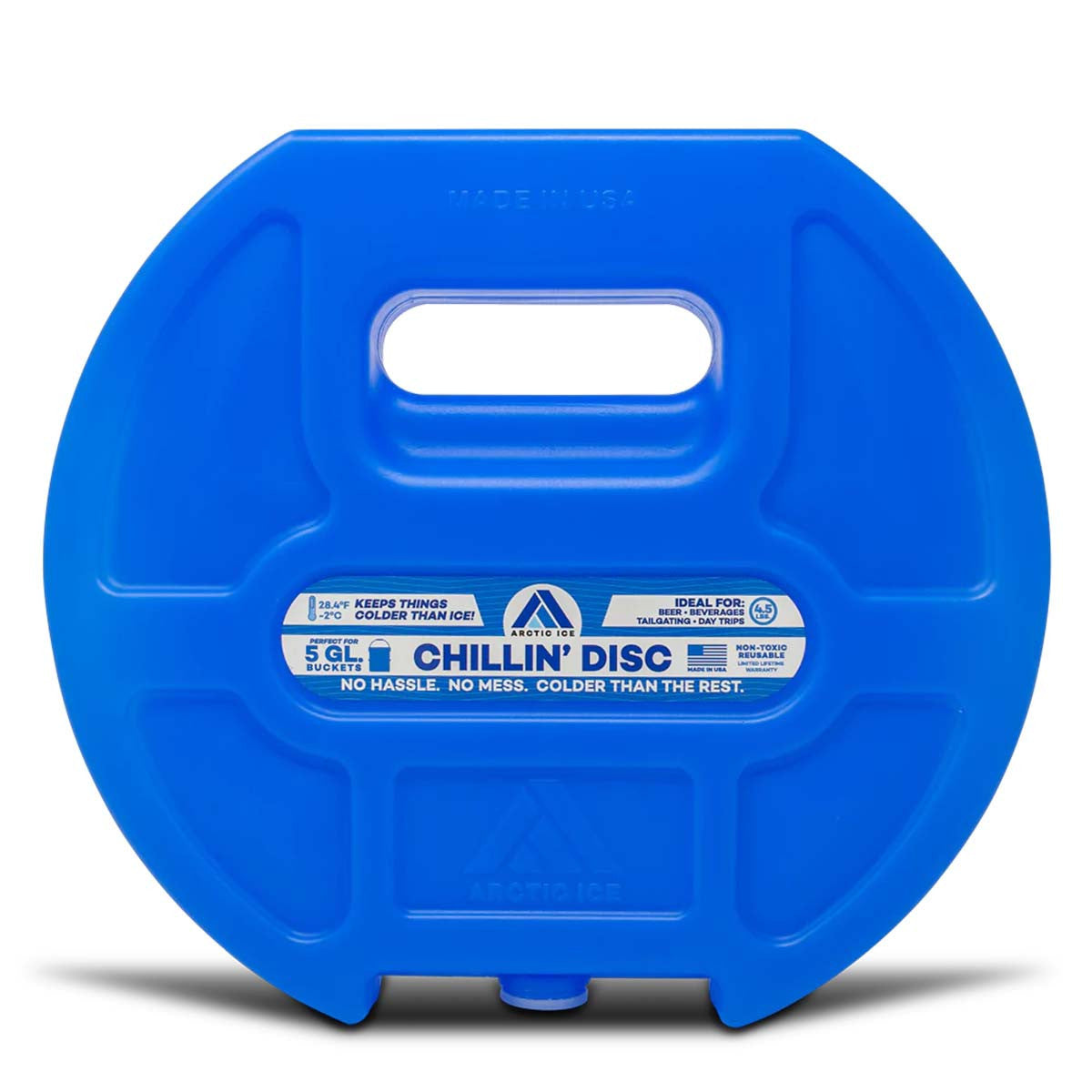 Arctic Ice Chillin' Disc Reusable 5-Gallon Bucket Ice Pack
