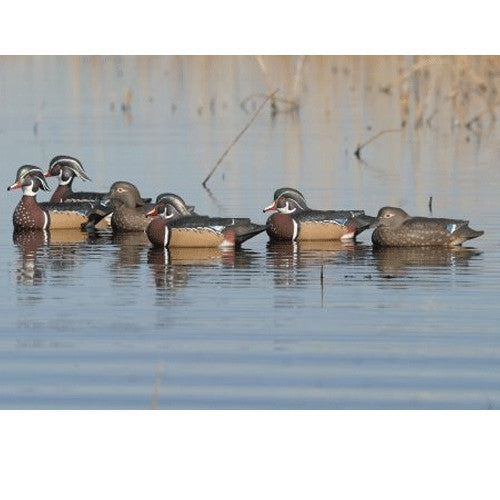 GHG Decoy Systems Pro-Grade Series Floating Wood Duck Decoys Product in use Image