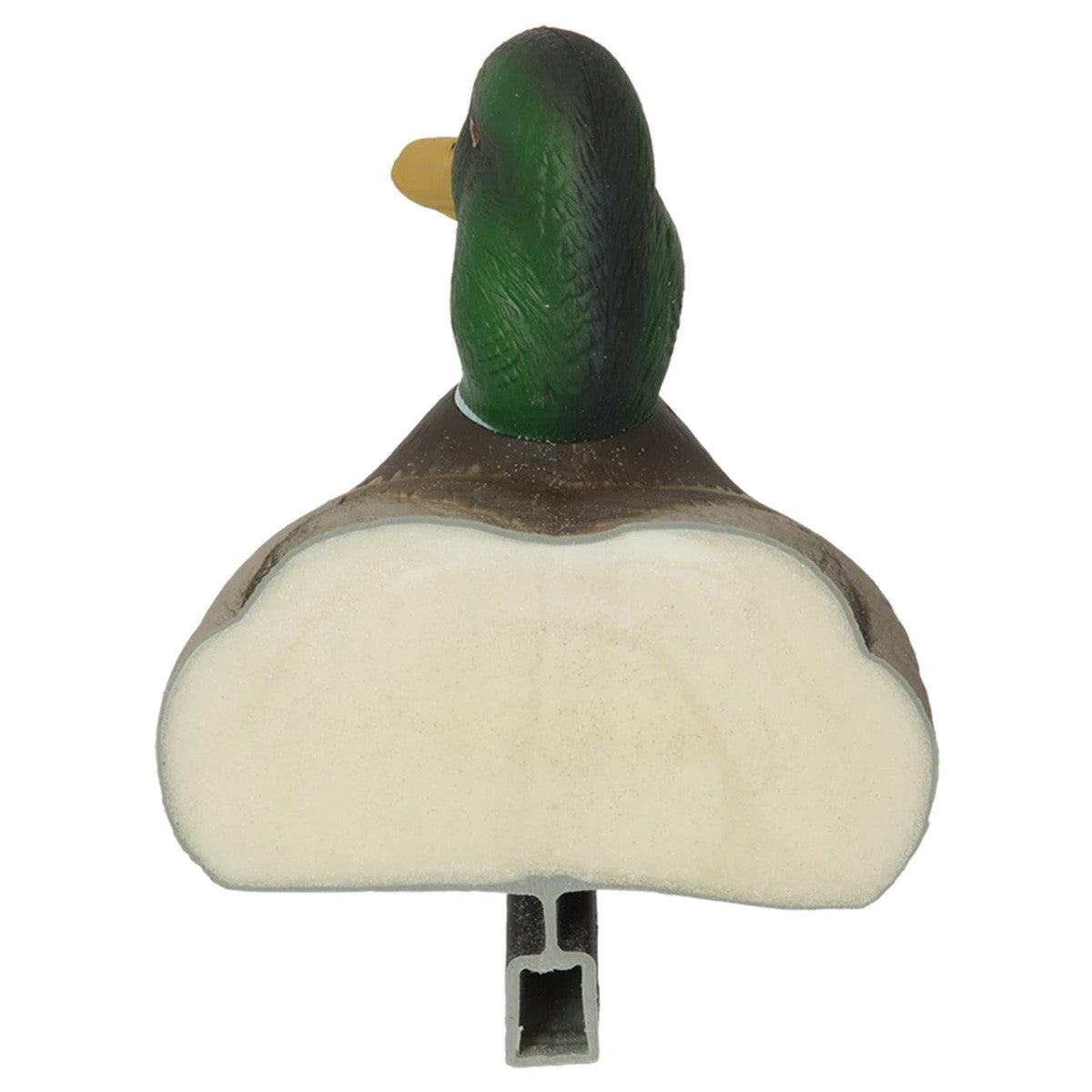 Image of split Foam Filled Mallard Harvester Duck Decoy.