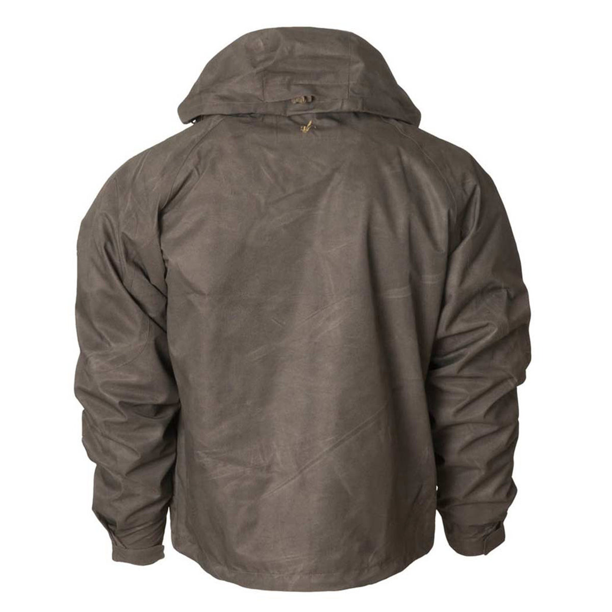 Avery Heritage Hybrid Insulated 3-in-1 Wader Jacket Back Image in Marsh Brown