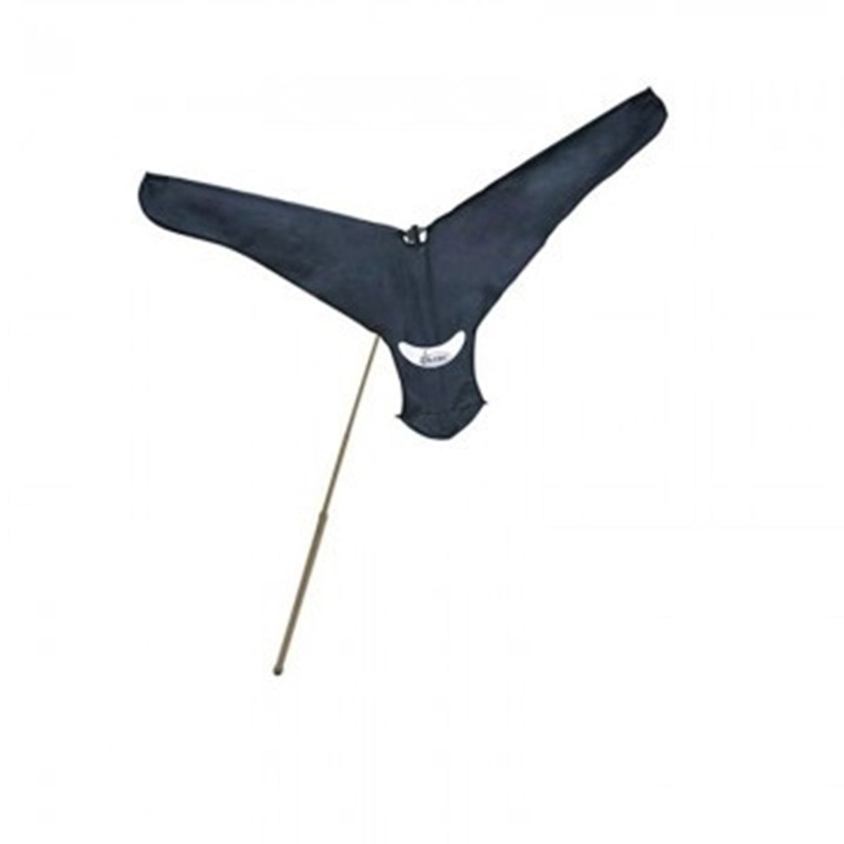 GHG Extendable Flag Pole with Goose Flag image in black.