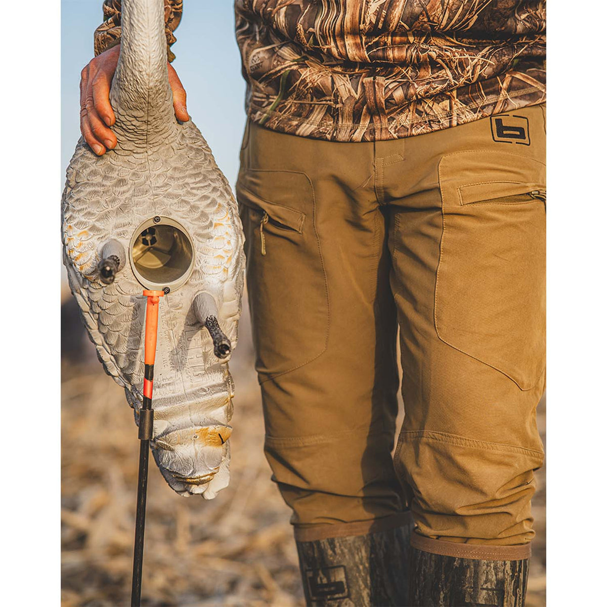 Bottom of the Avery Sandhill Crane decoy.