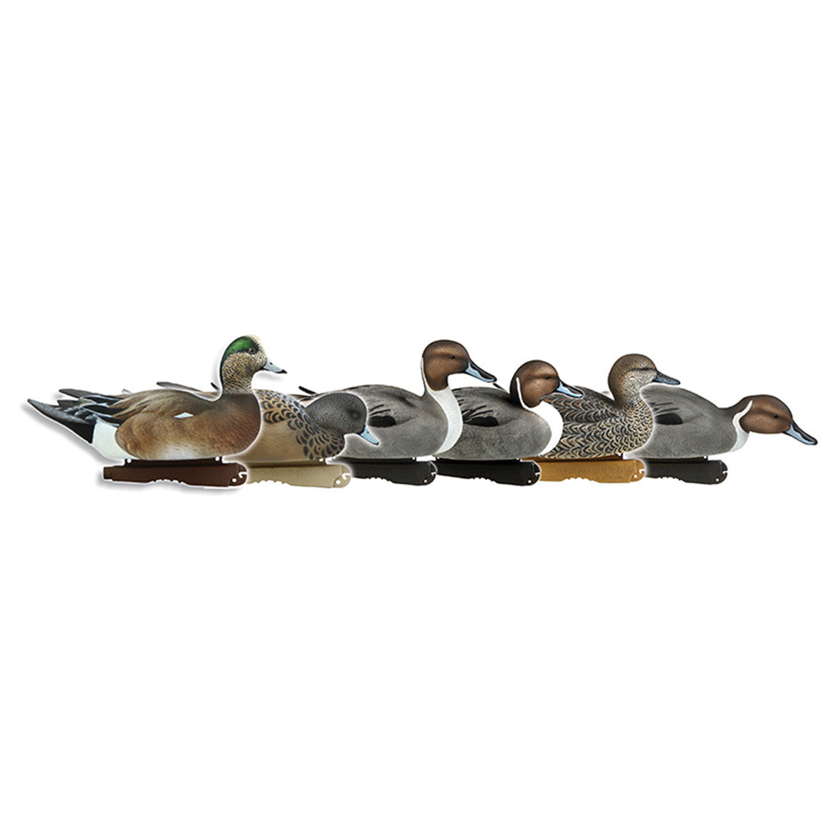 GHG Decoy Systems Pro-Grade Marsh Duck Decoys - 6 Pack