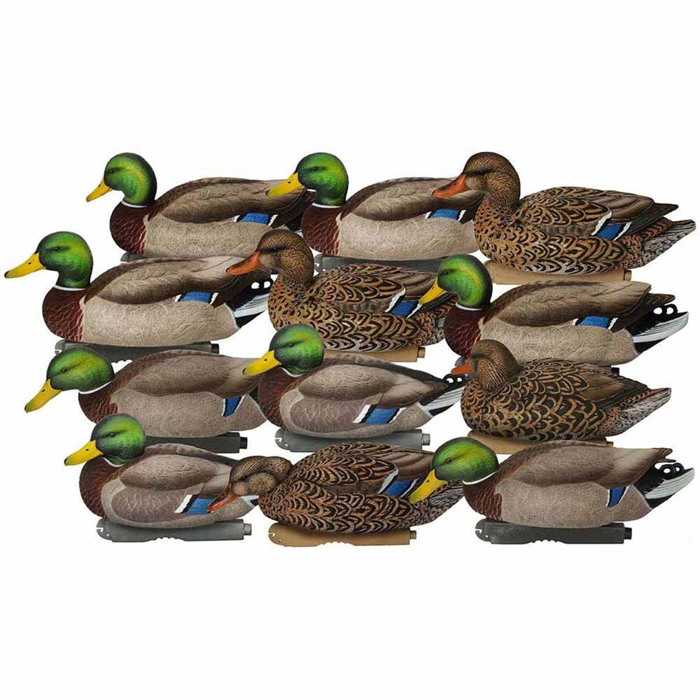 GHG Decoy Systems Pro-Grade XD Series Mallards - Harvester 12 Pack Product Image