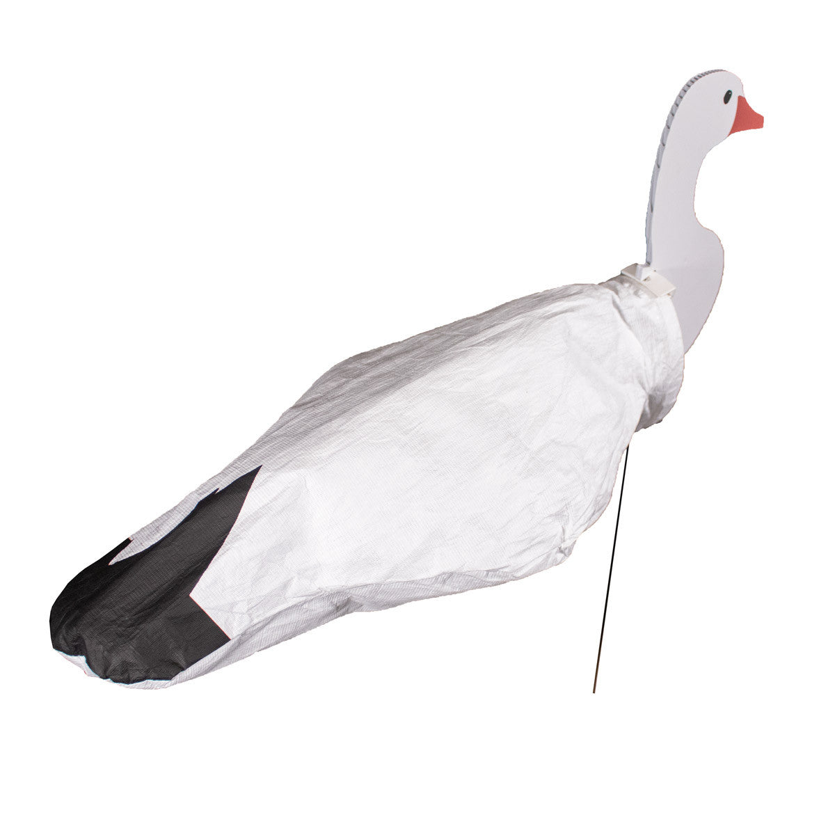 GHG Decoy System Pro Grade Headed Snow Goose Sock Decoy Angled Image