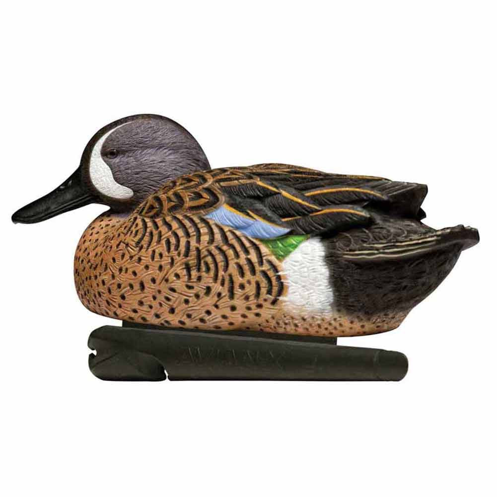 Topflight Blue-Winged Teal Floating Duck Decoy Low-Head Drake Image