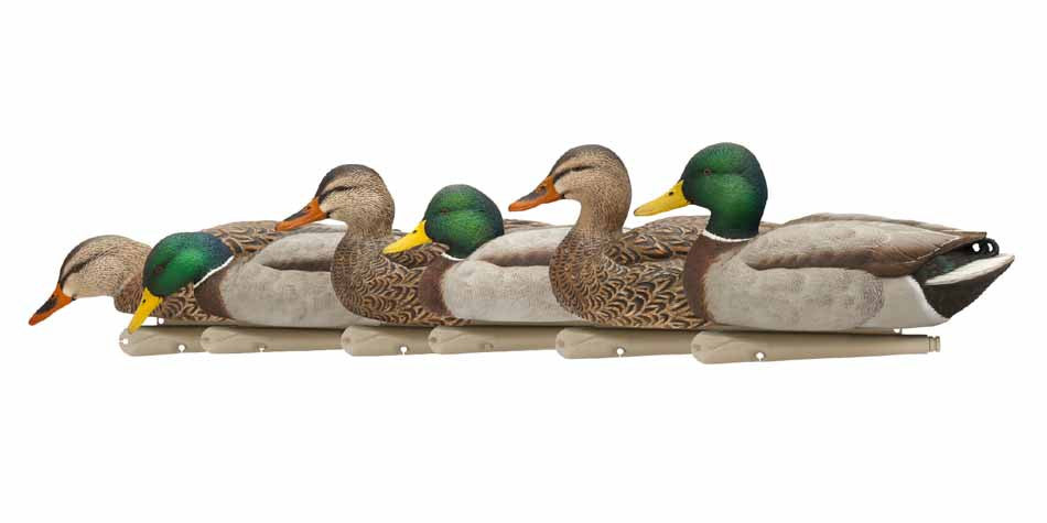 Topflight Floating Foam-Filled Fusion Mallard Decoys, 6 Pack