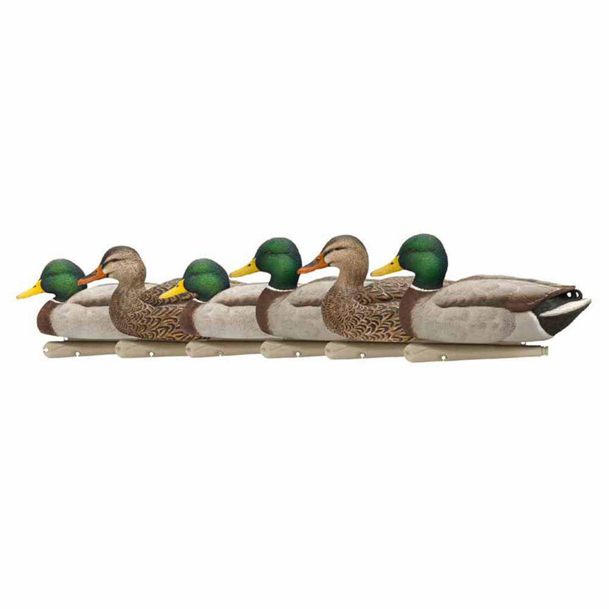 Floating Mallard Open Water Duck Decoys with 12 Slot Decoy Bag